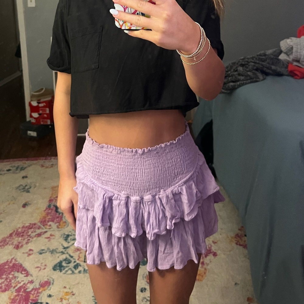 Fancy Rascal Boutique Skirt purple size small